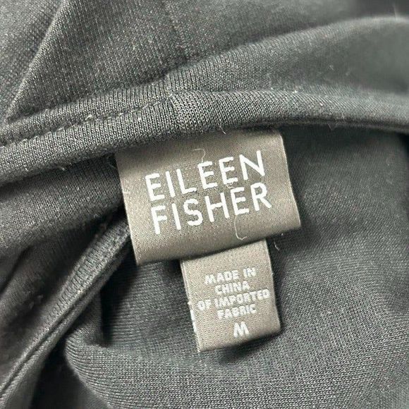 Eileen Fisher Tencel Long Sleeve Midi‎ Dress Womens M - Picture 5 of 7